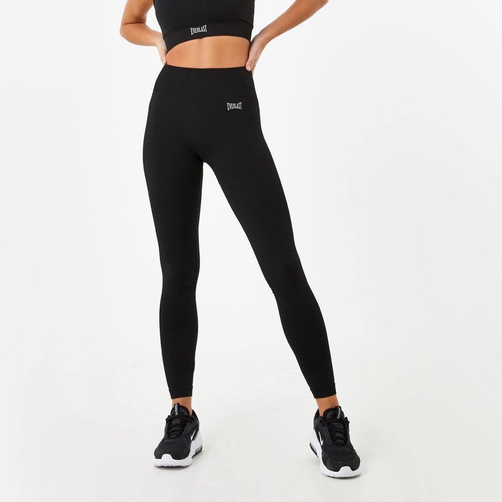 Everlast Black High-Waist Seamless Leggings